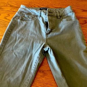 D jeans size 6 green jeans